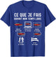 J'peux Pas J'Ai Car Man Passion Car Humour Gift T-Shirt - T-Shirt | Royal