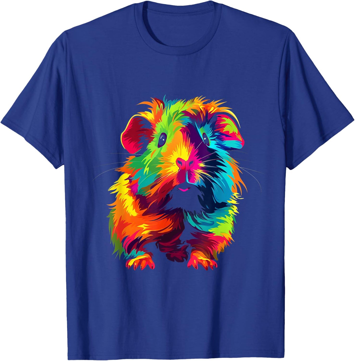 Meerschweinchen Bunt Design Meerschweinchenfan T-Shirt - T-Shirt | Royal