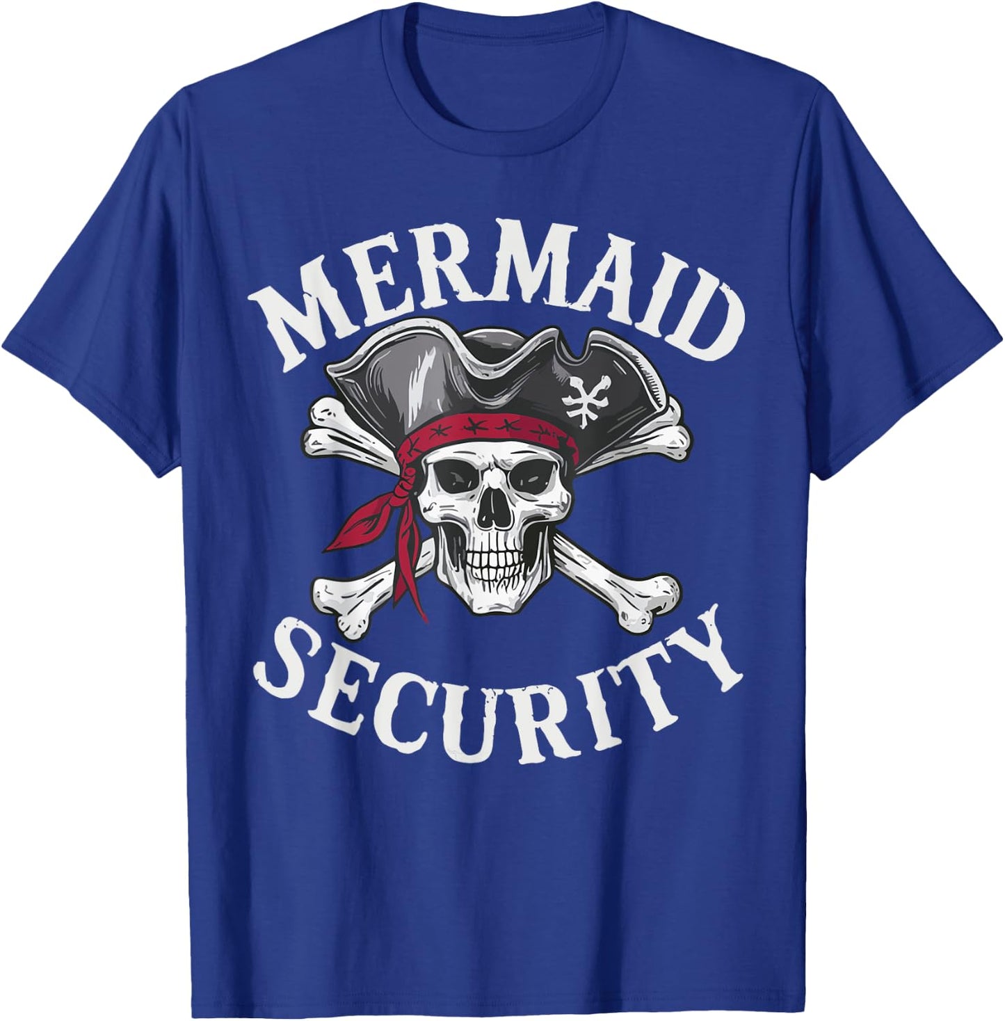 Mermaid Security Mermaid Birthday Party Pirate Toddler Kids T-Shirt - T-Shirt | Royal