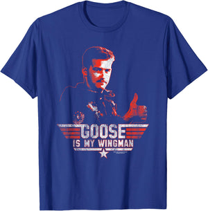 Top Gun Wingman Goose T-Shirt - T-Shirt | Royal