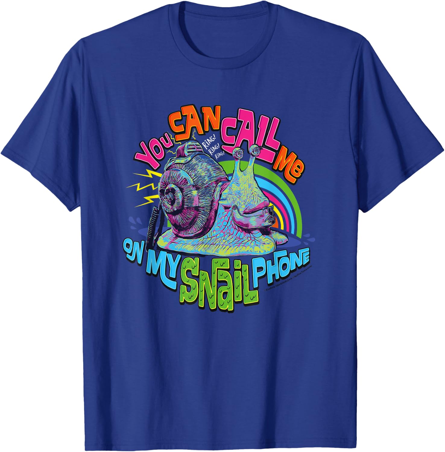 One Piece Call Me On My Snail Phone Den Mushi Anime , Blue, S T-Shirt - T-Shirt | Royal