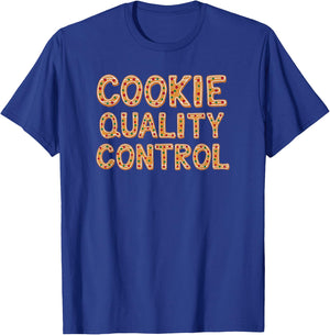 Cookie Quality Control Baking Team Christmas Matching T-Shirt - T-Shirt | Royal