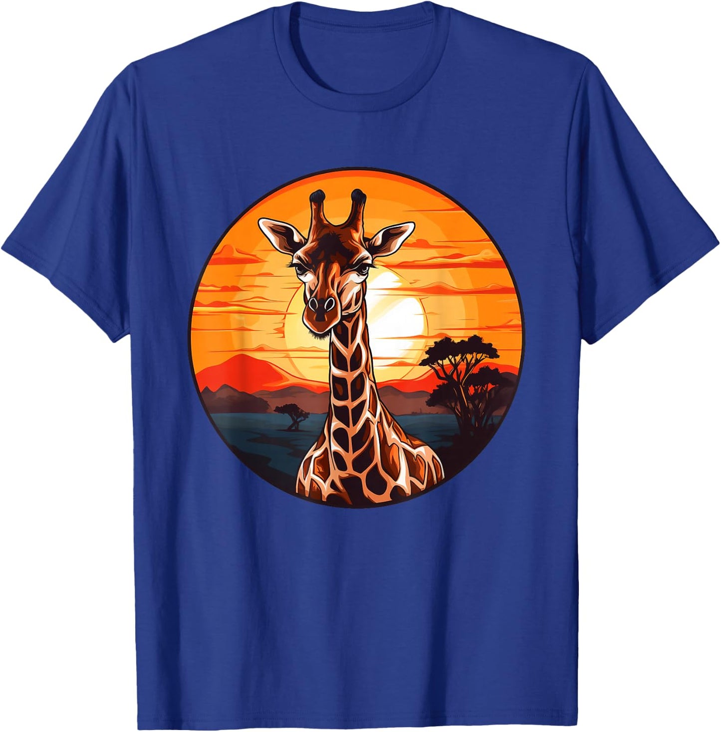 Colorful Giraffe I Kids Giraffe T-Shirt - T-Shirt | Royal