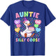 Auntie of The Silly Goose First Birthday Matching Family T-Shirt - T-Shirt | Royal