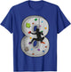 8 Years Old Climbing 8th Birthday Adventure Climbing , black, s T-Shirt - T-Shirt | Royal