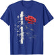 Rose Zeichnung Kunst Text Blume Illustration Grafik Rose T-Shirt - T-Shirt | Royal