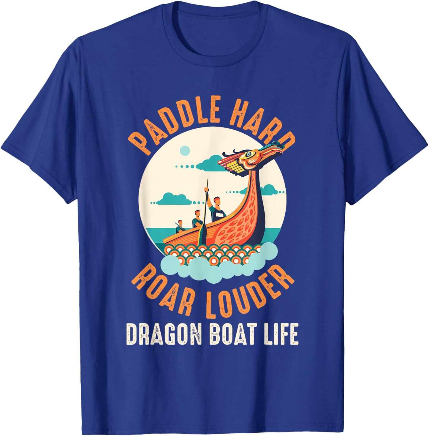 Paddle Dragon Boat T-Shirt - T-Shirt | Royal