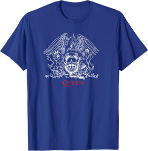 Official Queen Patch , Blue, S T-Shirt - T-Shirt | Royal
