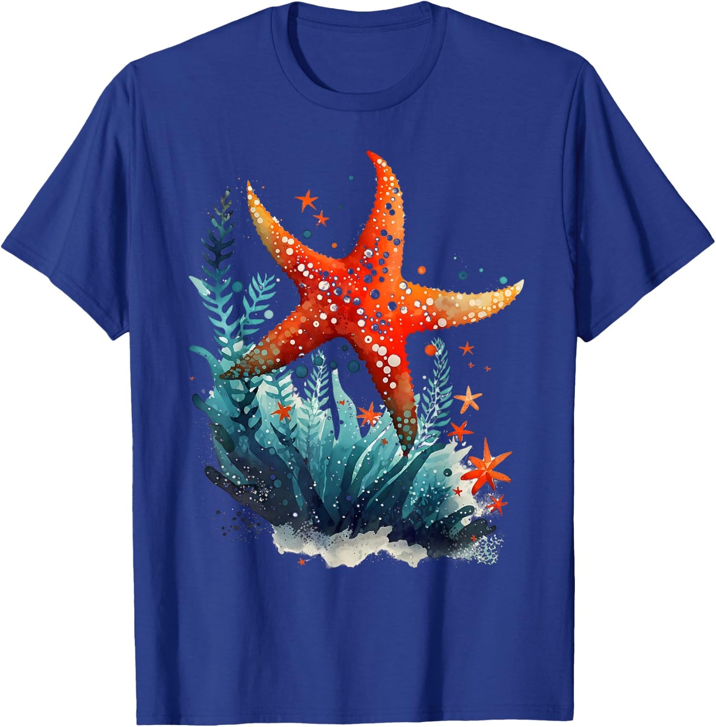 Starfish Costume Adult Women Kids Starfish T Shirt T-Shirt - T-Shirt | Royal