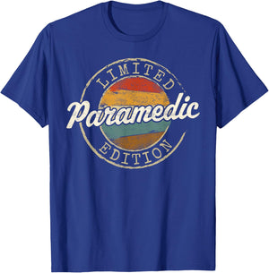 Paramedic Limited Edition Vintage Stamp EMS T-Shirt - T-Shirt | Royal