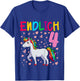 Geburtstag 4 Jahre Mädchen Einhorn Endlich 4 T-Shirt - T-Shirt | Royal