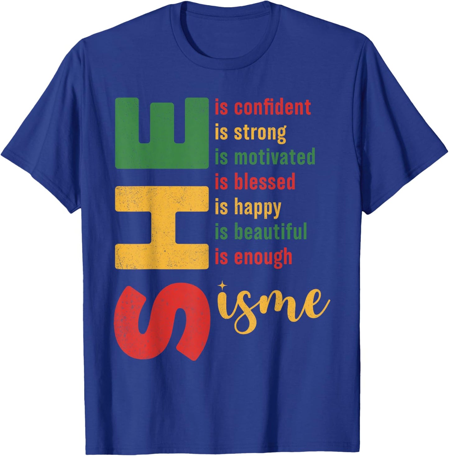 She Is Me Confident Strong Blessed Juneteenth Women T-Shirt - T-Shirt | Royal
