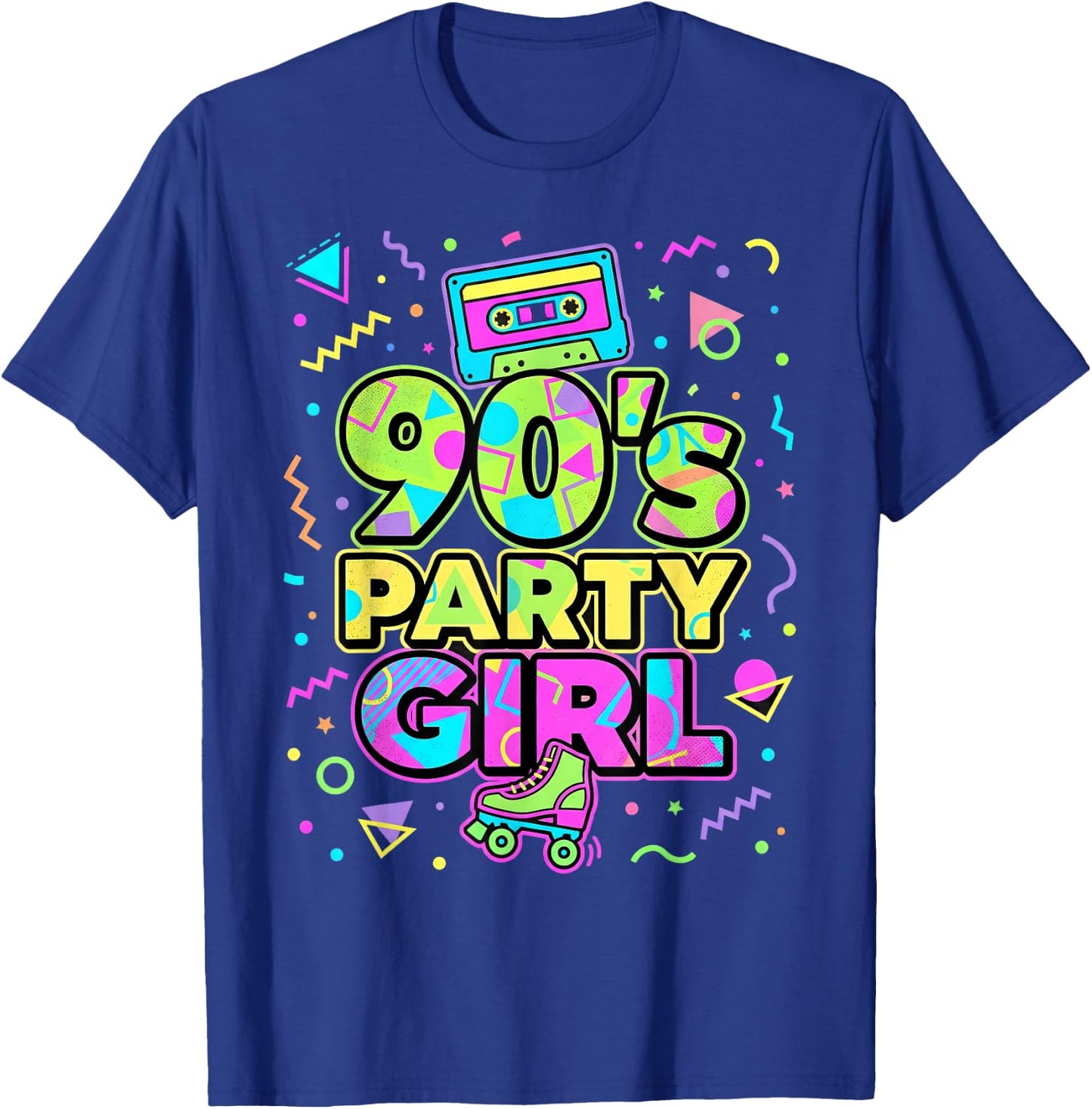 90s Party Girl Damen Outfit 90er Jahre T-Shirt - T-Shirt | Royal