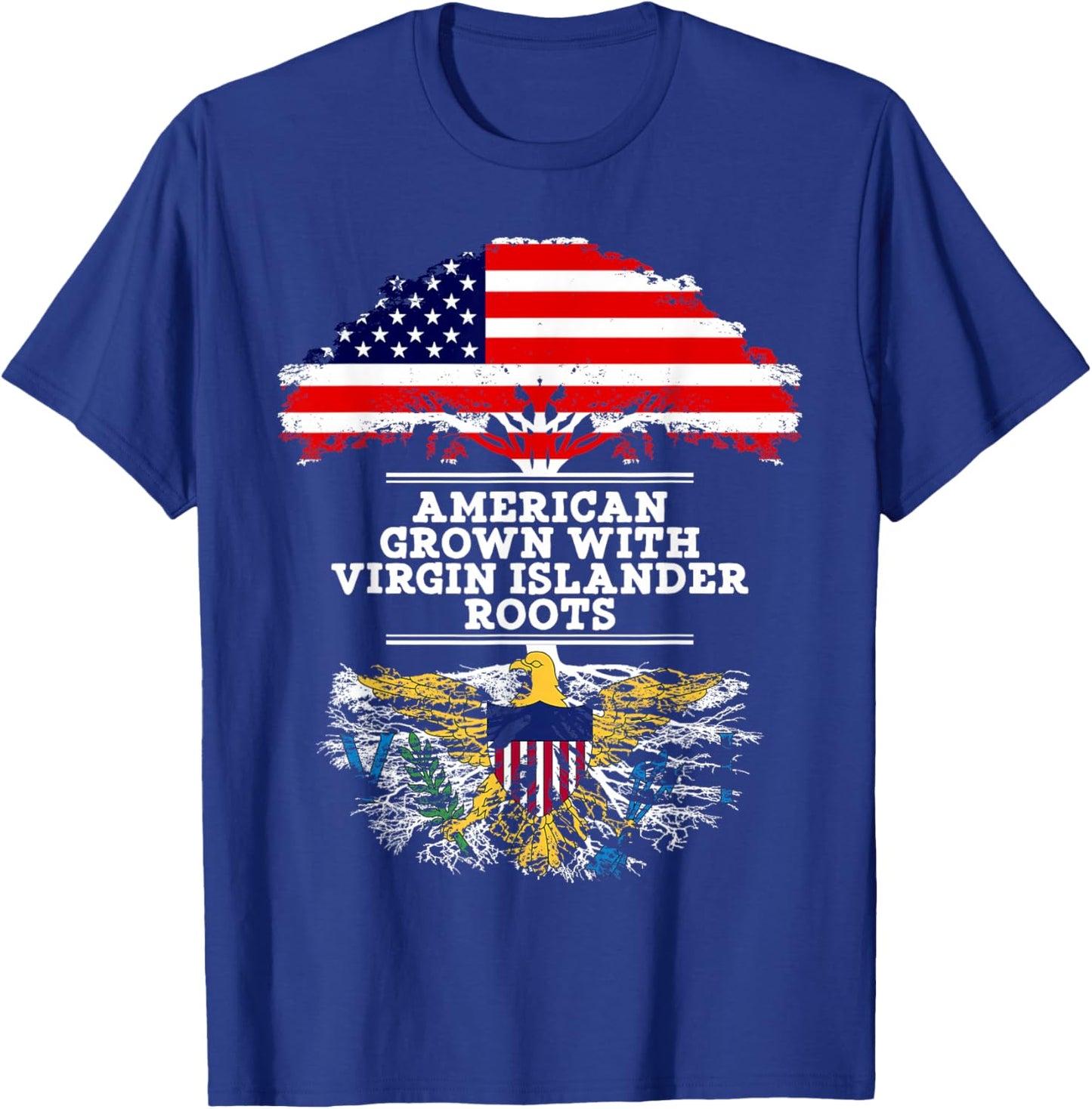 Gift Virgin Islander - Roots From Virgin Islands Shirts T-Shirt - T-Shirt | Royal