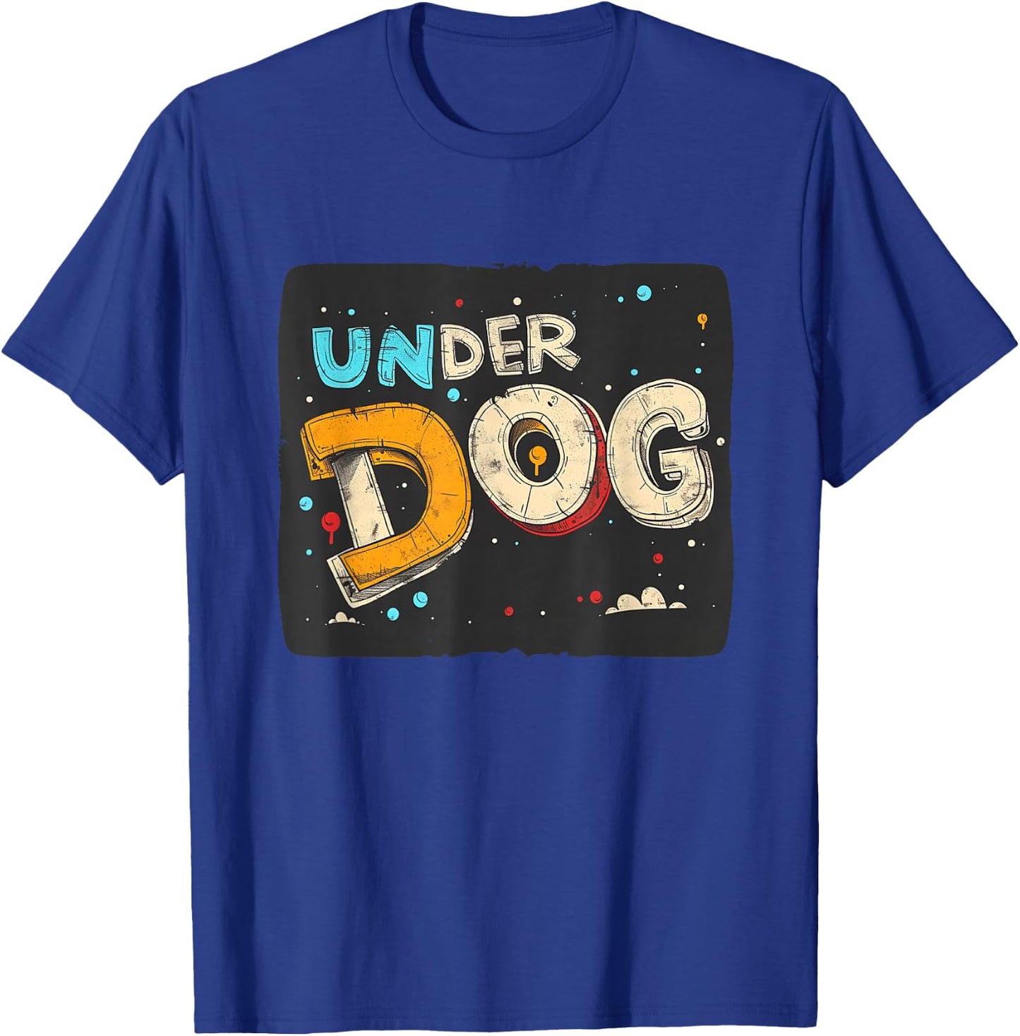 Stylish Underdog Emblem for Modern Costume Lovers T-Shirt - T-Shirt | Royal
