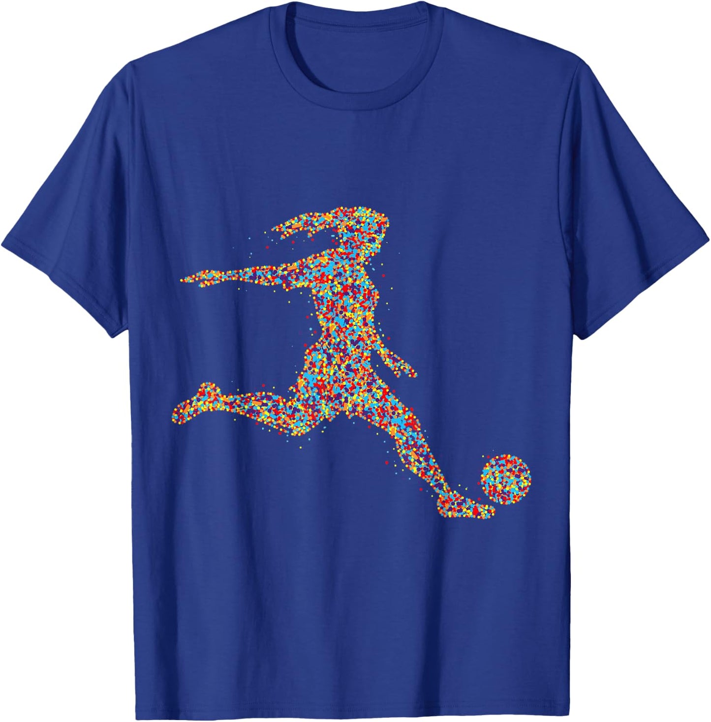 Fußball Mädchen Fußballerin Frauen T-Shirt - T-Shirt | Royal