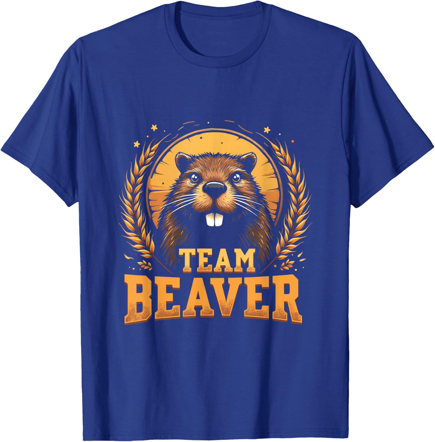 TEAM Beaver Emblem T-Shirt - T-Shirt | Royal