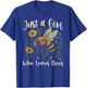 Just a Girl Who Loves Bees Cute Nature Bee Lover Floral T-Shirt - T-Shirt | Royal