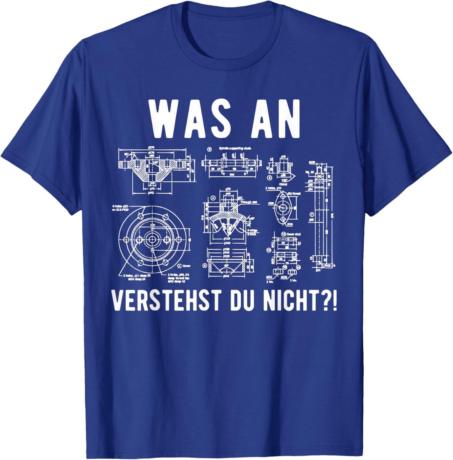 Maschinenbauer Maschinenbau Ingenieur Geschenk , black T-Shirt - T-Shirt | Royal