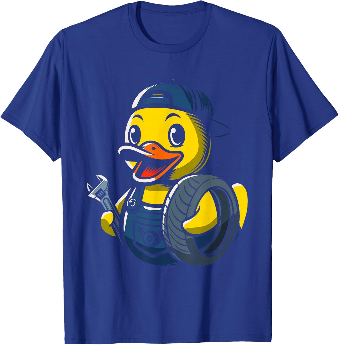 Auto Mechanic Rubber Duck Car Mechanics Duckling T-Shirt - T-Shirt | Royal