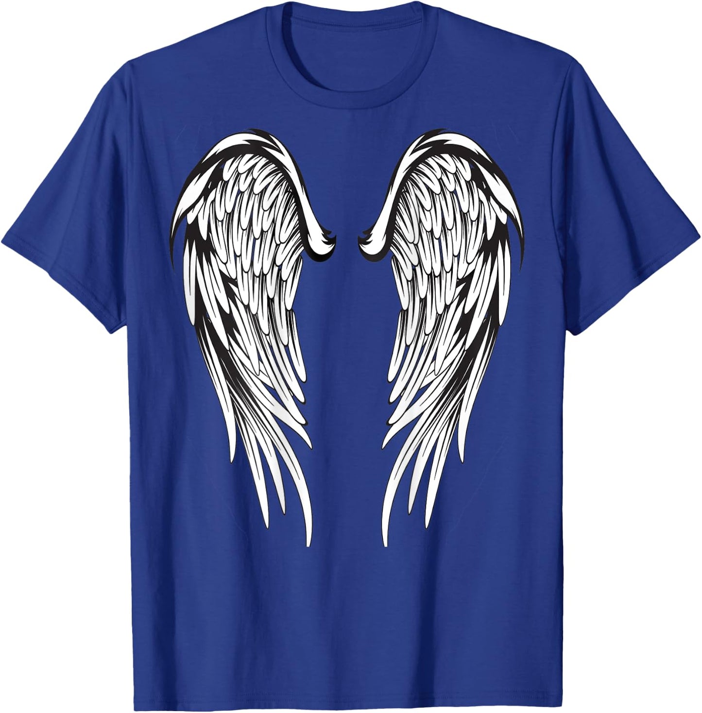 Angel Wings Feathers T-Shirt - T-Shirt | Royal
