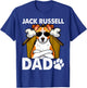 Jack Russell Terrier Dad Male Dogs T-Shirt - T-Shirt | Royal