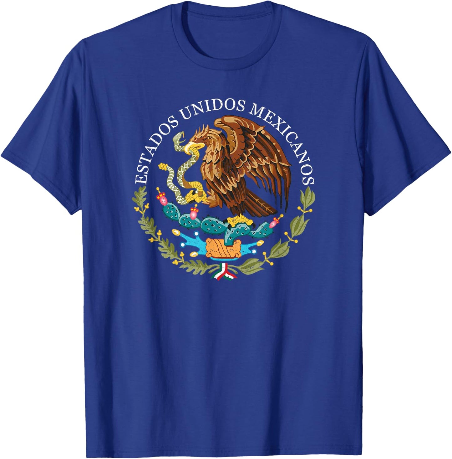 Mexico Coat of Arms Mexican Flag Seal Symbol T-Shirt - T-Shirt | Royal
