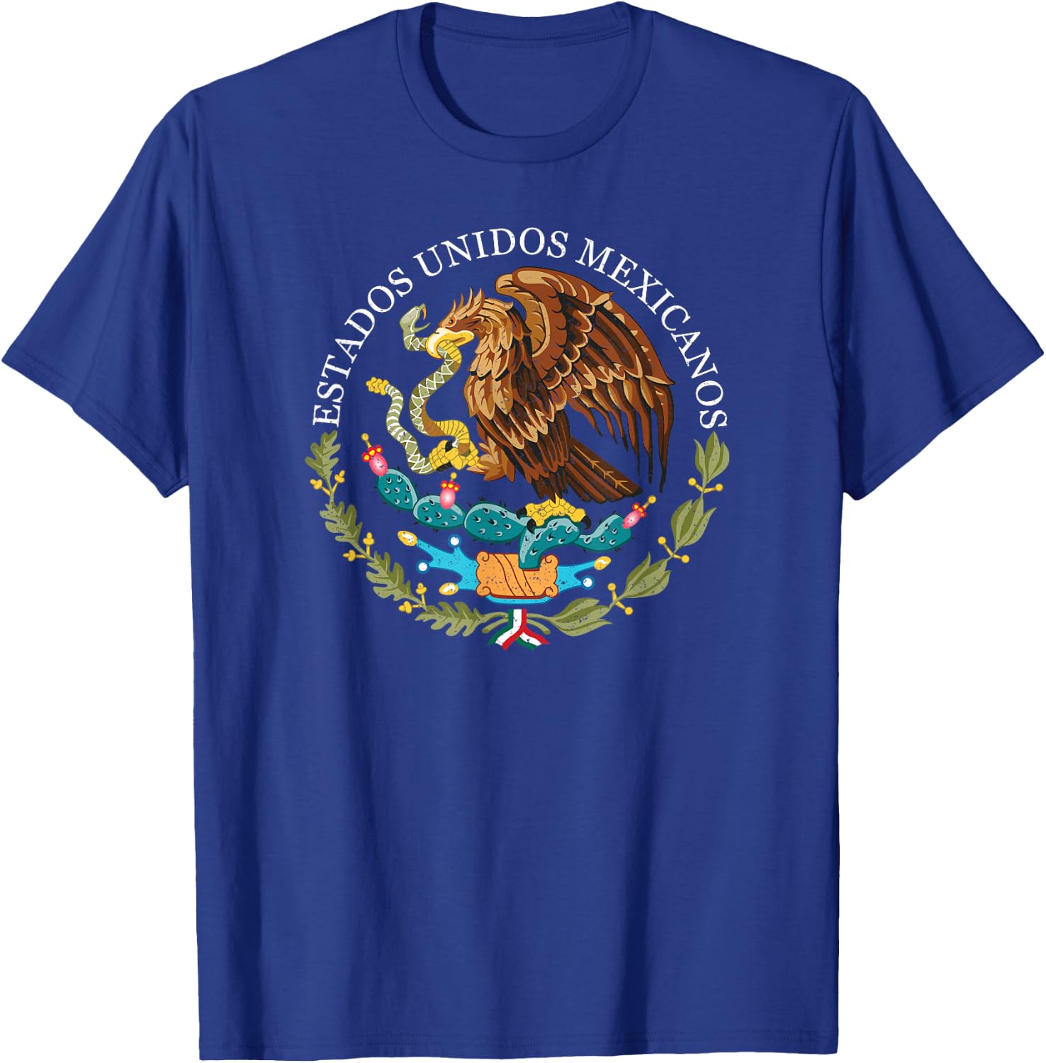 Mexico Coat of Arms Mexican Flag Seal Symbol T-Shirt - T-Shirt | Royal