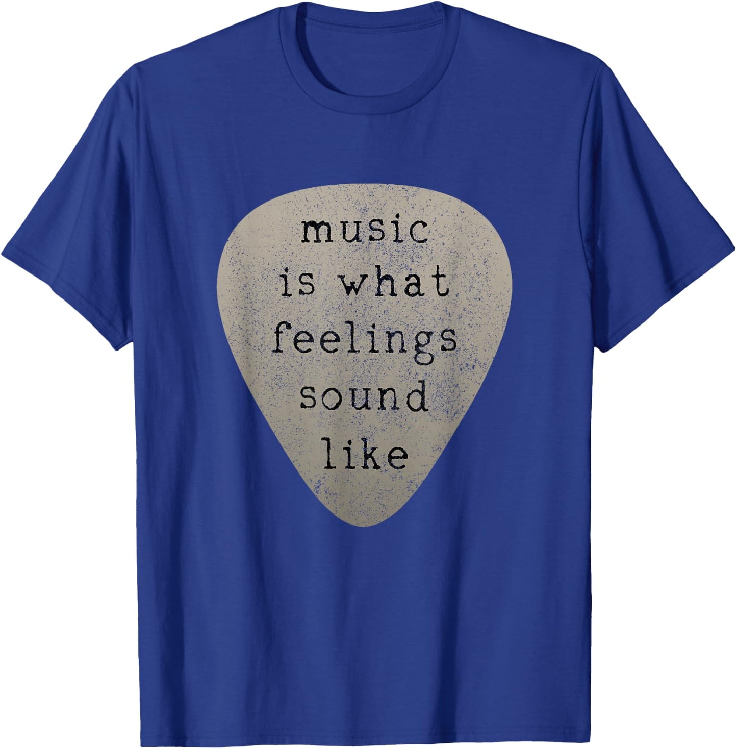 Guitar Player Plectrum Guitarist Musician Shirt Gift T-Shirt - T-Shirt | Royal