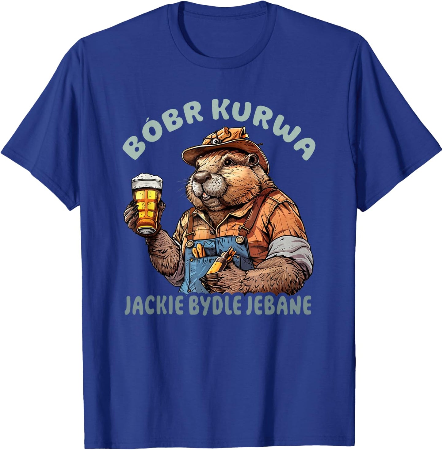 Bober Bobr Kurwa , Small, Black T-Shirt - T-Shirt | Royal