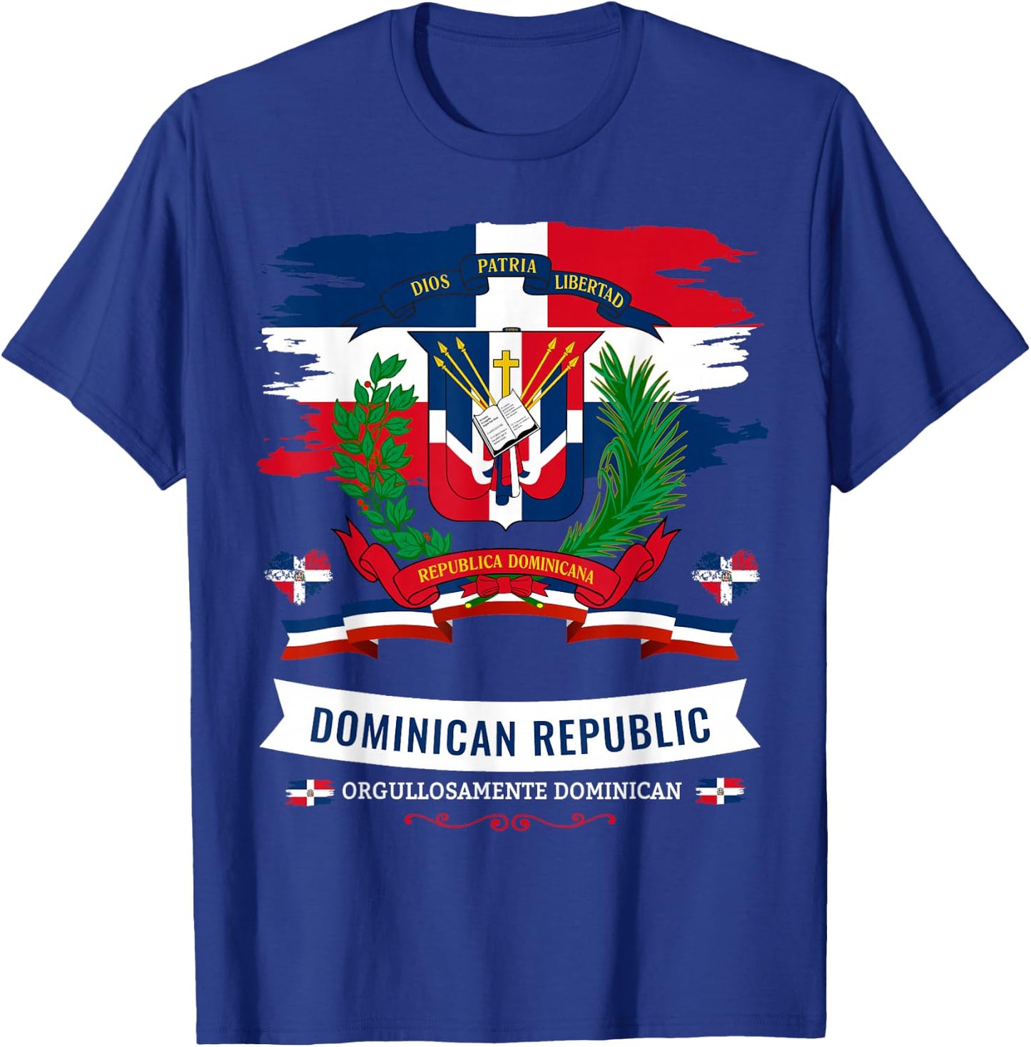 Coat of Arms Republica Dominicana For Kids & Dominican Flag T-Shirt - T-Shirt | Royal