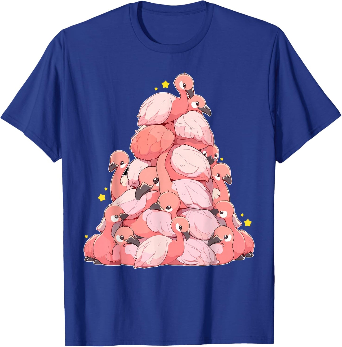 Flamingo Shirt Girls Boys Kawaii Cute Flamingo Pile T-Shirt - T-Shirt | Royal