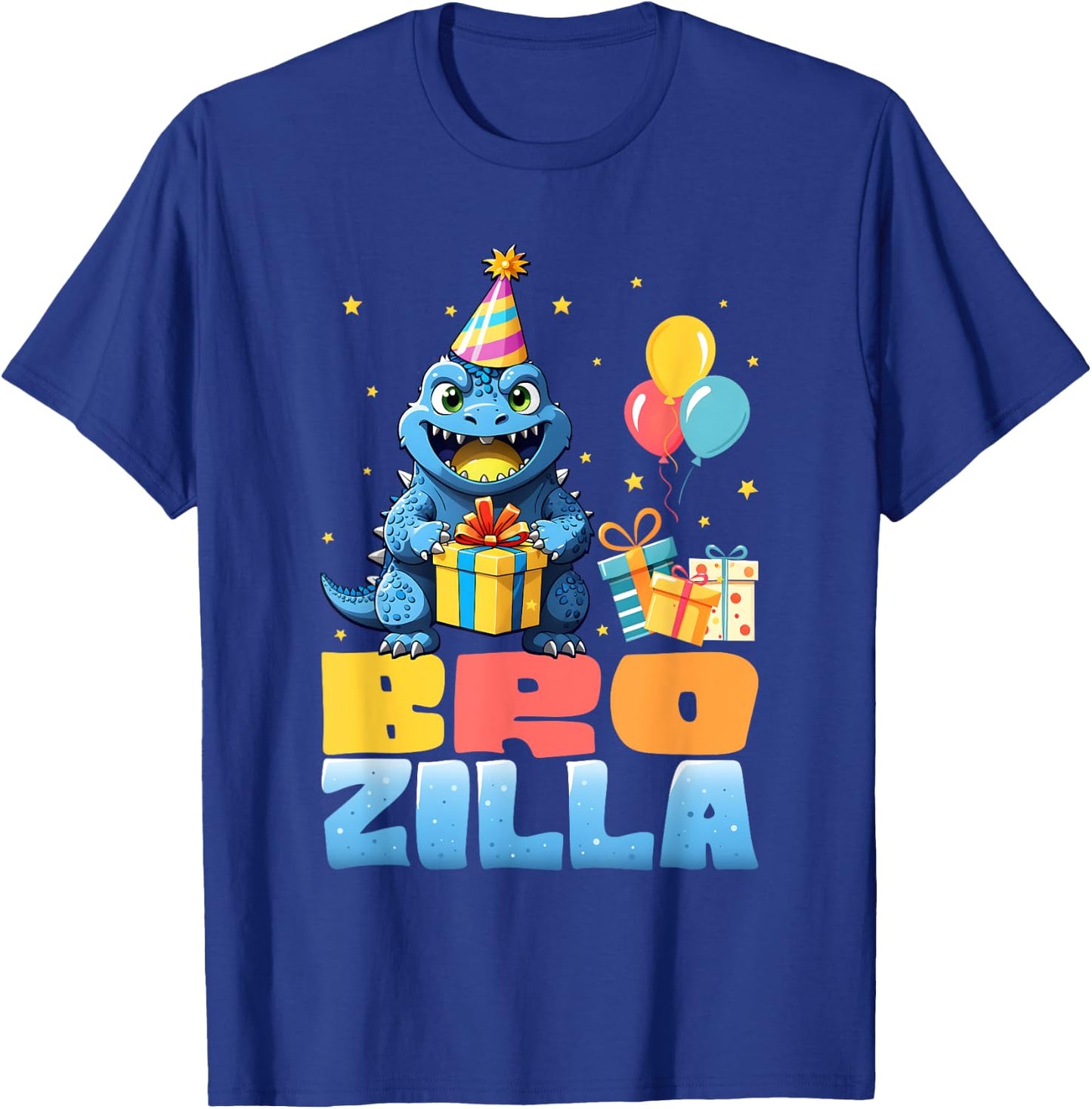 Brozilla Funny Monster Kaiju Family Matching Birthday Boys T-Shirt - T-Shirt | Royal
