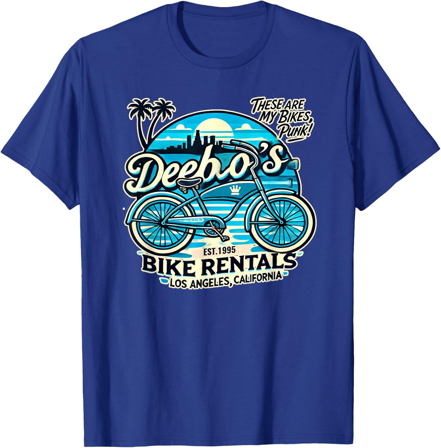 Deebo's Bike Rentals Los Angeles 1995 Magasin de vélos T-Shirt - T-Shirt | Royal