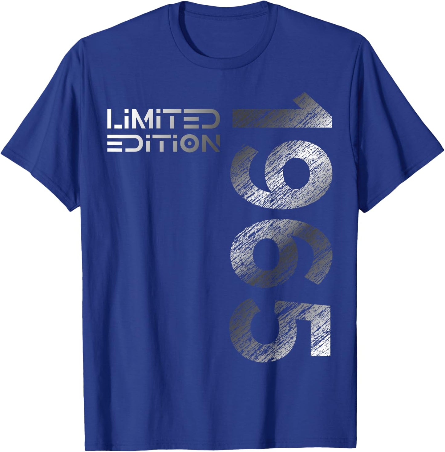 60th Birthday Limited Edition Vintage 1965 Man Woman , black T-Shirt - T-Shirt | Royal