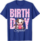 Birthday Squad Cow Farm Pink Cows Theme Animals Bday Kids T-Shirt - T-Shirt | Royal