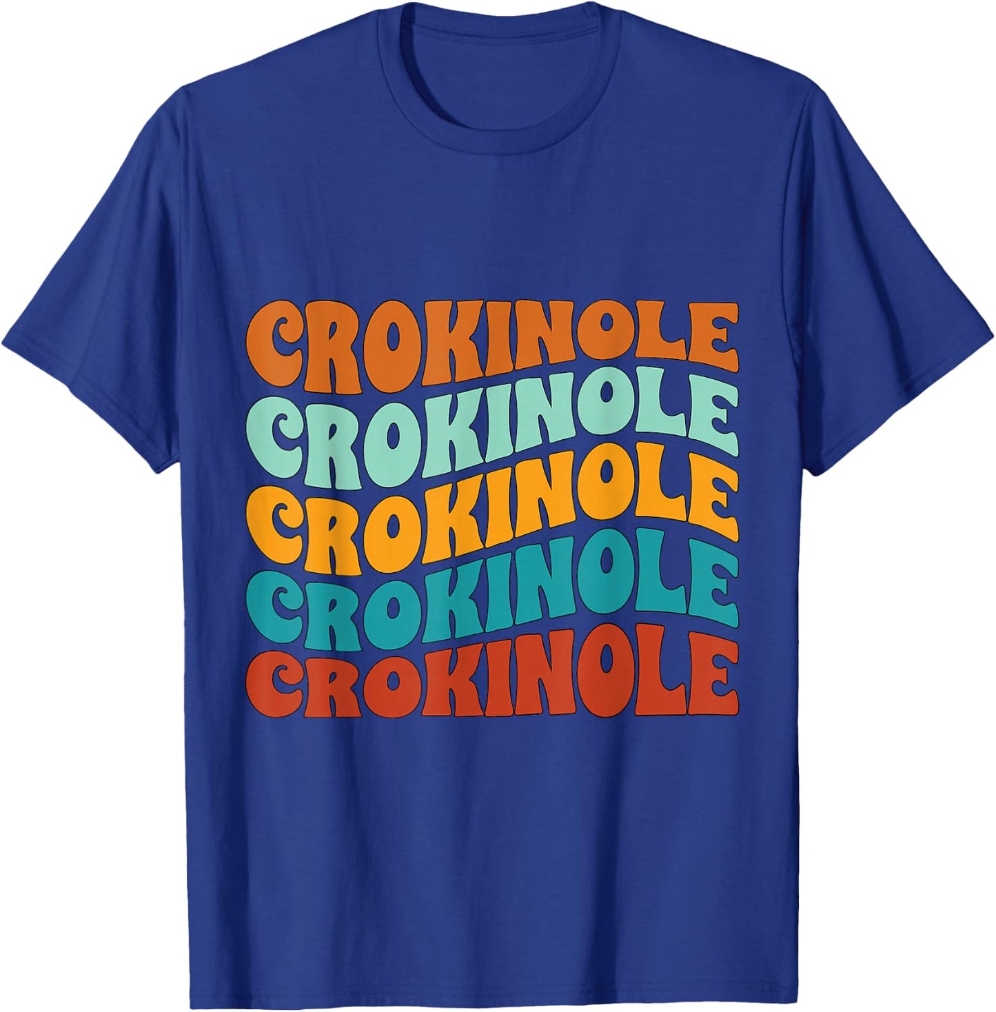 Retro Crokinole Lover Board Game T-Shirt - T-Shirt | Royal