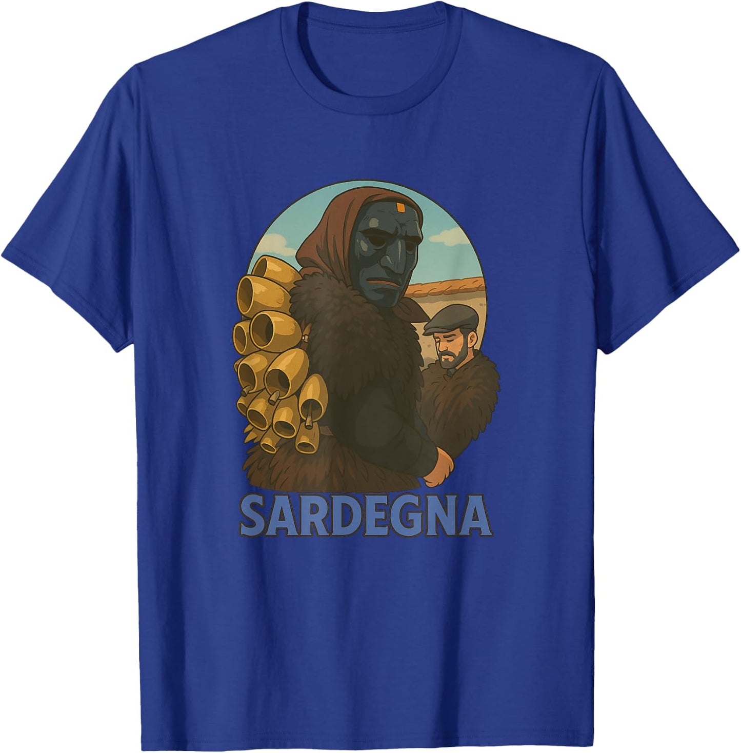 Mamuthones Island of Sardinia T-Shirt - T-Shirt | Royal