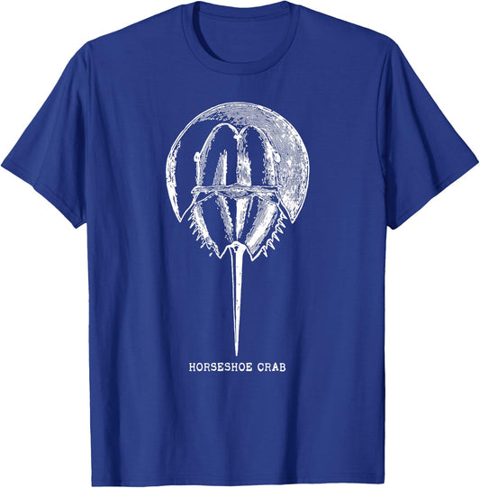 Marine Biology Coastal Animal Horseshoe Crab T-Shirt - T-Shirt | Royal