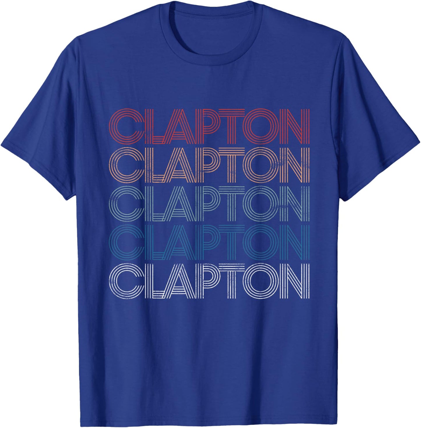 Clapton Retro Vintage , black T-Shirt - T-Shirt | Royal