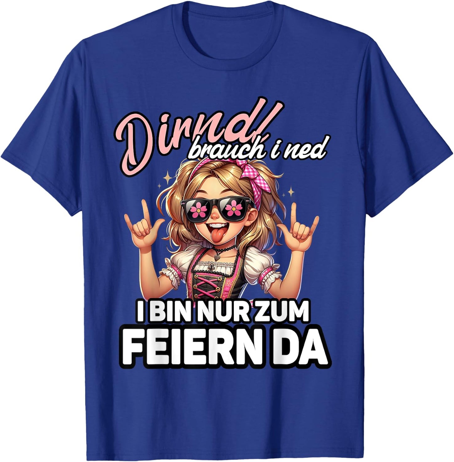 Dirndl Brauch I Ned Oktoberfest Trachtenshirt Damen Trachten T-Shirt - T-Shirt | Royal