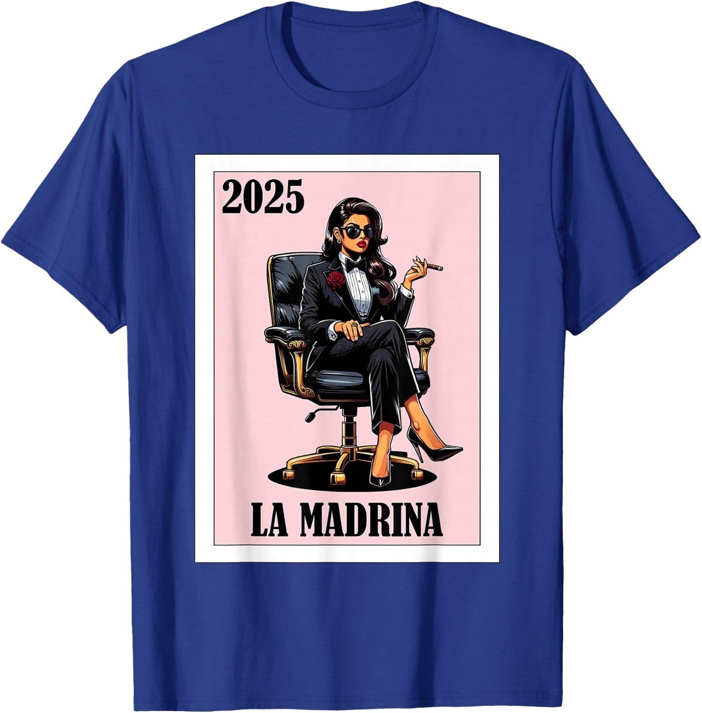 Funny Mexican Baptism Madrina Proposal 2025 - La Madrina T-Shirt - T-Shirt | Royal