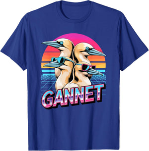90s Vintage Gannet Bird Gannets T-Shirt - T-Shirt | Royal