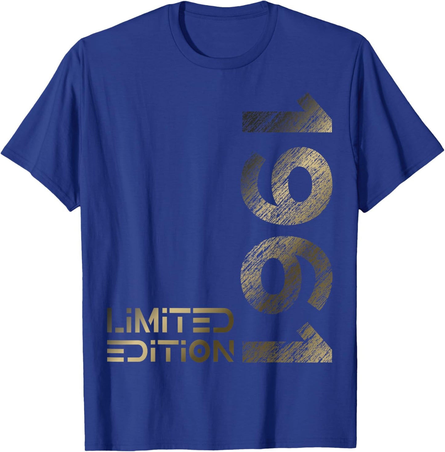 Limited Edition Jahrgang 1961 Mann Frau 65. Geburtstag T-Shirt - T-Shirt | Royal