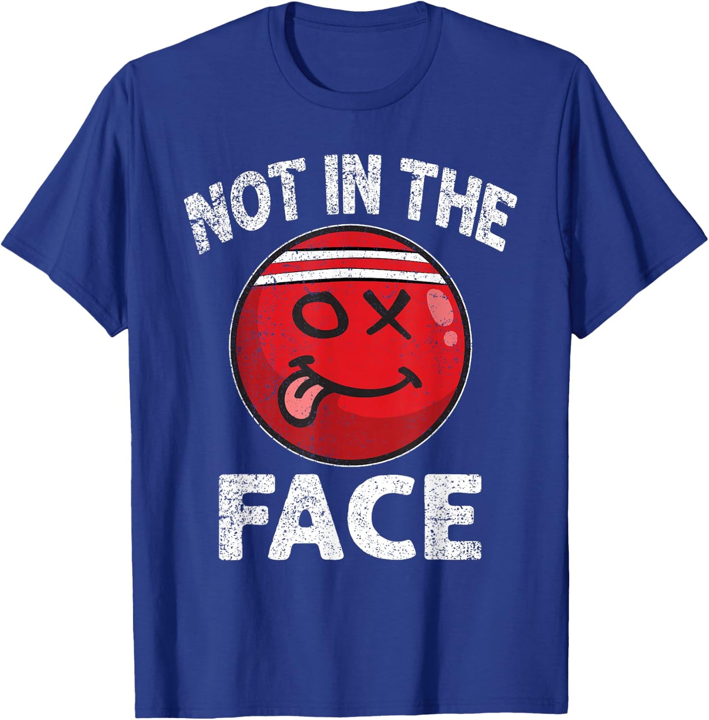 Nicht in das Gesicht Roter Völkerball Brennball T-Shirt - T-Shirt | Royal
