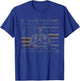 The Battle Is Not Over It Had Just Begun USA Flag Prayer Women Men T-Shirt - T-Shirt | Royal