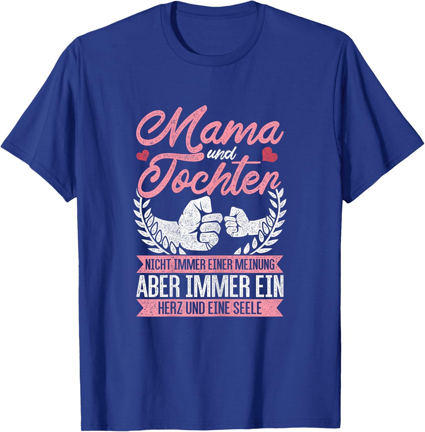 Vintage Mum Mother's Day Mother And Daughter Gift , black T-Shirt - T-Shirt | Royal