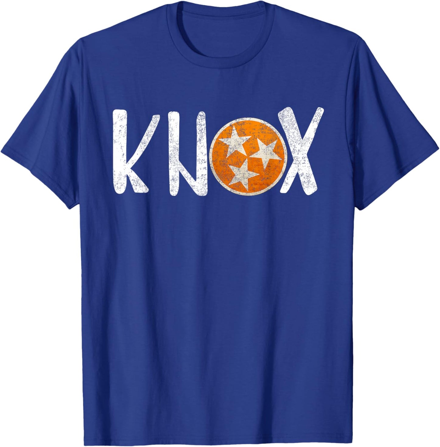 Knox Vintage Distressed Knoxville Tennessee Football T-Shirt - T-Shirt | Royal
