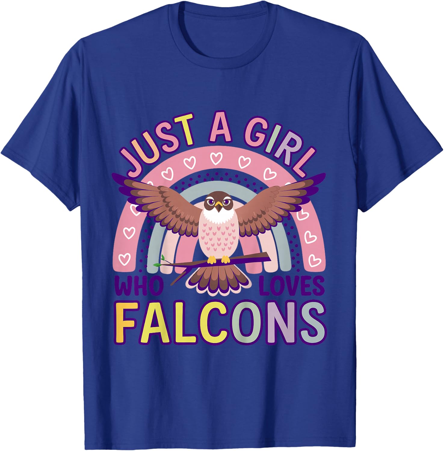 Girl Falcon Kids T-Shirt - T-Shirt | Royal