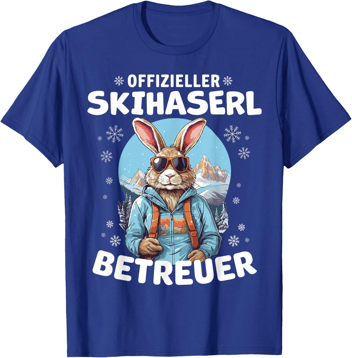 Official Skihaserl Caregiver Apres Ski Skier , black T-Shirt - T-Shirt | Royal
